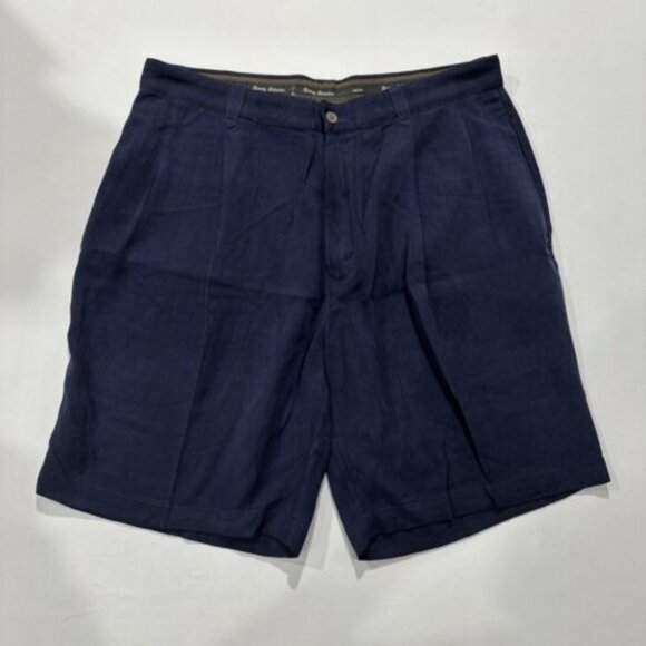 Tommy Bahama Other - Tommy Bahama Blue 100% Silk Pleated Front Golf Dress Short Size 35 Men's